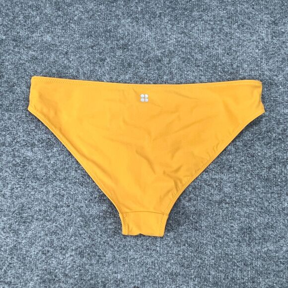 Sweaty Betty Peninsula Bikini Bottom Womens Small Haze Yellow Xtra Life Mid Rise - Picture 6 of 10